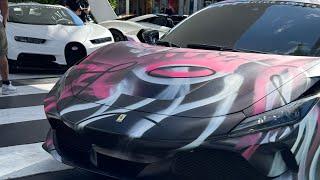 Miami Supercars at the Art Basel | Walk Through along Lincoln Road | Arts and Cars Weekend