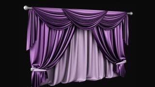 3ds max tutorial Modeling curtain