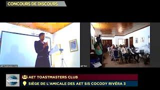 AET TOASTMASTERS CLUB: Concours de discours d'évaluation et d'histoires invraisemblables - Sept 2022