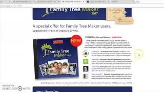 Family Tree Maker 2017 Review / Trouble Shooting