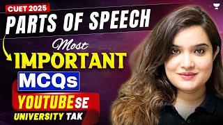 Parts of speech | Top MCQs | CUET 2025 | Shipra Mishra