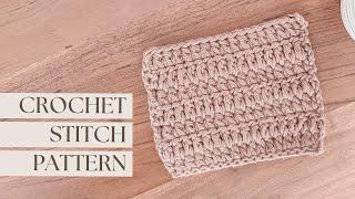 Crochet Pattern TUTORIAL  Unique and Easy Crochet Pattern   Double Crochet Variations