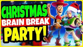 Christmas Brain Break Party  Andy's Coming Freeze Dance  Grinch Brain Break  Christmas Stomp