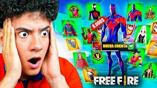 COMPRE UNA CUENTA DE FREE FIRE POR PRIMERA VEZ Y ESTO ES TODO LO QUE TIENE !! *VETERANA* | TheDonato