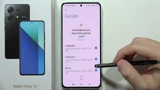 How to Remove Google Account on Redmi Note 13 - Log Out Google Account