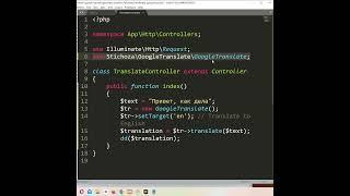 Laravel 10 - Google Translate