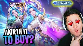 Worth it to buy? How much is Aurora Collector skin? Veil of the Celetials MLBB