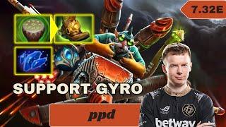 ppd Gyrocopter Hard Support Pro Pub Gameplay Patch 7.32e - Dota 2 Full Match Gameplay