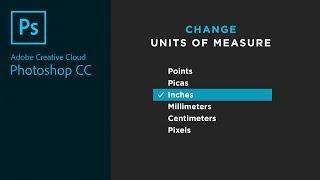 Change Units of Measure in Adobe Photoshop (points, pixels, inches, cm, mm, picas)