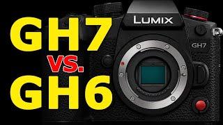 Panasonic Lumix GH7 vs GH6 Firmware Updates Comparison