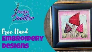 Easily Sketch Free-Hand Embroidery Designs for Beginners - Design Doodler Software Tutorials