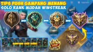 MUDAH WINSTREAK DAN CEPAT NAIK RANK!! CARA WINSTREAK SOLO RANK NAIK TIER MYTHIC DENGAN CEPAT