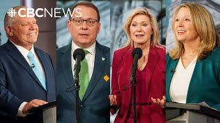 Comparing the promises of Ontario’s 4 main party leaders in 4 minutes