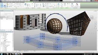 BIM - Revit Adaptive Component 01 Basic Modeling an Introduction. Tutorial for Beginners