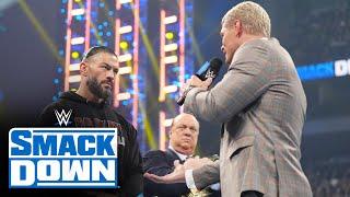 FULL SEGMENT – Reigns and Rhodes come face to face before WrestleMania: SmackDown, March 22, 2024