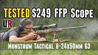 TESTED: Monstrum Tactical 6-24x50mm G3 Budget FFP Scope