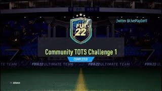 Community TOTS Challenge 1 - CHEAPEST METHOD!!! | FIFA 22