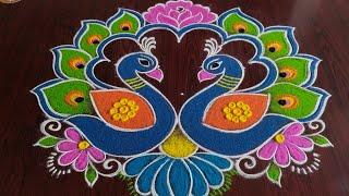 2025 New year special rangoli design