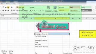 Excel 2010 Video Tutorial with Quiz Questions