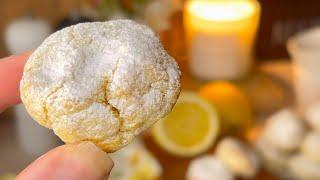 Lemon Biscuits: NO FLOUR OR GLUTEN! Quick Recipe