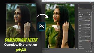 Photoshop Camera raw filter complete tutorial for beginners | Colour grading photoshop tutorial