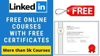 LinkedIn Learning Courses | LinkedIn Courses with Certificates | LinkedIn Learning