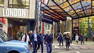 Walking London Financial District - Richest Offices in London | 4K Walk