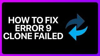 How To Fix Error 9 Clone Failed Macrium Reflect Tutorial