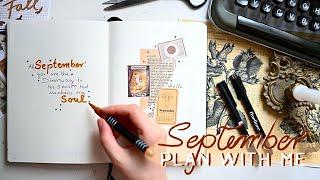 Plan with me for SEPTEMBER 2024 • Bullet Journal Set Up • Hello Autumn