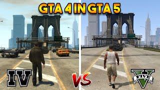 GTA 5 VS GTA 4 : LIBERTY CITY MAP LOCATIONS