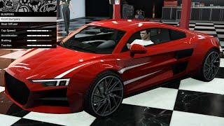 GTA 5 - DLC Vehicle Customization - Obey 10F Widebody (Liberty Walk Audi R8)