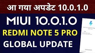 Miui 10.0.1.0 new  Global stable update Released for Redmi note 5 pro. big good news for RN5PRO