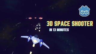 How to make a 3D Space Shooter in Godot in 10 minutes