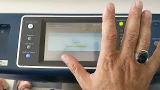 how to xerox 5855 5875 print setting with data cable|| ghani trader