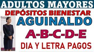  PAGOS BIENESTAR y AGUINALDOS CONFIRMADOS  Fechas para pensión Bienestar, IMSS e ISSSTE