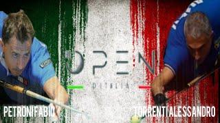 TORRENTI ALESSANDRO VS PETRONI FABIO IT OPEN 24 BILLIARD TV