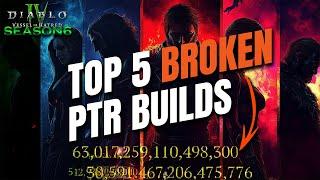 Top 5 Strongest BROKEN Season 6 PTR Builds Diablo 4