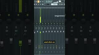 How to SAVE mixer presets on FL Studio  #shorts