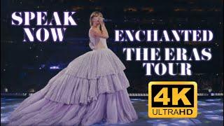 Taylor Swift - The Eras Tour (Enchanted 4K performance with lyrics)