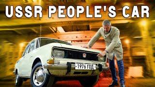 FIRST MOSKVICH 2140  RARE SOVIET CAR / TIME CAPSULE