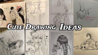 Cute Drawing Ideas | Aesthetic Drawing Ideas | Simple Drawing Ideas