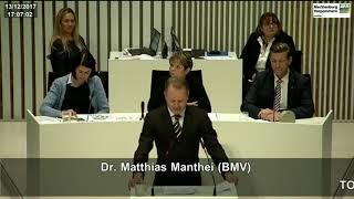 Dr. Matthias Manthei: BMV- Fraktion fordert jährlich 25 neue Richter- und Staatsanwaltstellen