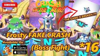 Crash On the Run! | Walkthrough | Part 16 | Frosty FAKE CRASH (BOSS FIGHT) | THE GRATE GATE Map |