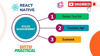 React Native State  Redux, Context, Zustand Compared