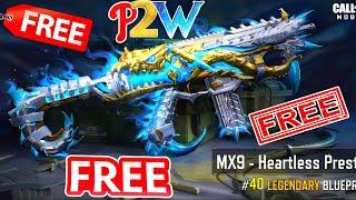 How To Get FreeMX9 Heartless Prestige | Buy 3 Lucky Draws To Get Free Legendary MX9 in COD Mobile