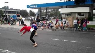 Fun & Fit ImaGYMnation performing in Simi Valley Parade