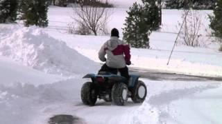 4 Wheeler Snow Drifting, Ryan, Max 12-20-09