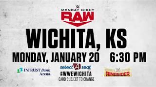 WWE Monday Night RAW, INTRUST Bank Arena, January 20, 2020