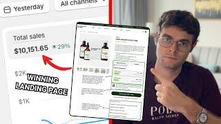 $10,151 in 24h hours on Shopify | Winning Landing Page (Revealed)