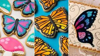 Beautiful BUTTERFLY Cookies! Royal Icing Cookie Decorating Compilation